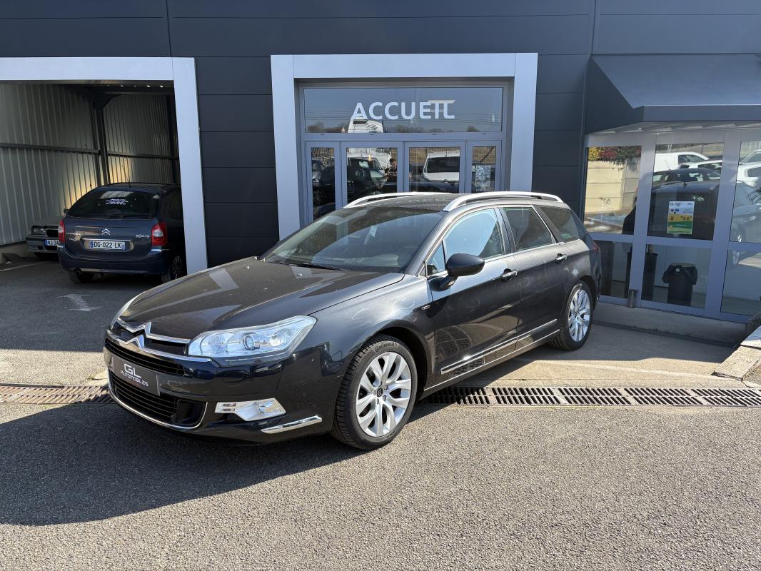 CITROËN C5 TOURER - 2.0L HDI 140 CV EXCLUSIVE BVM 6 - ATTELAGE HAYON ELECTRIQUE CAMERA-SIEGE (2014)