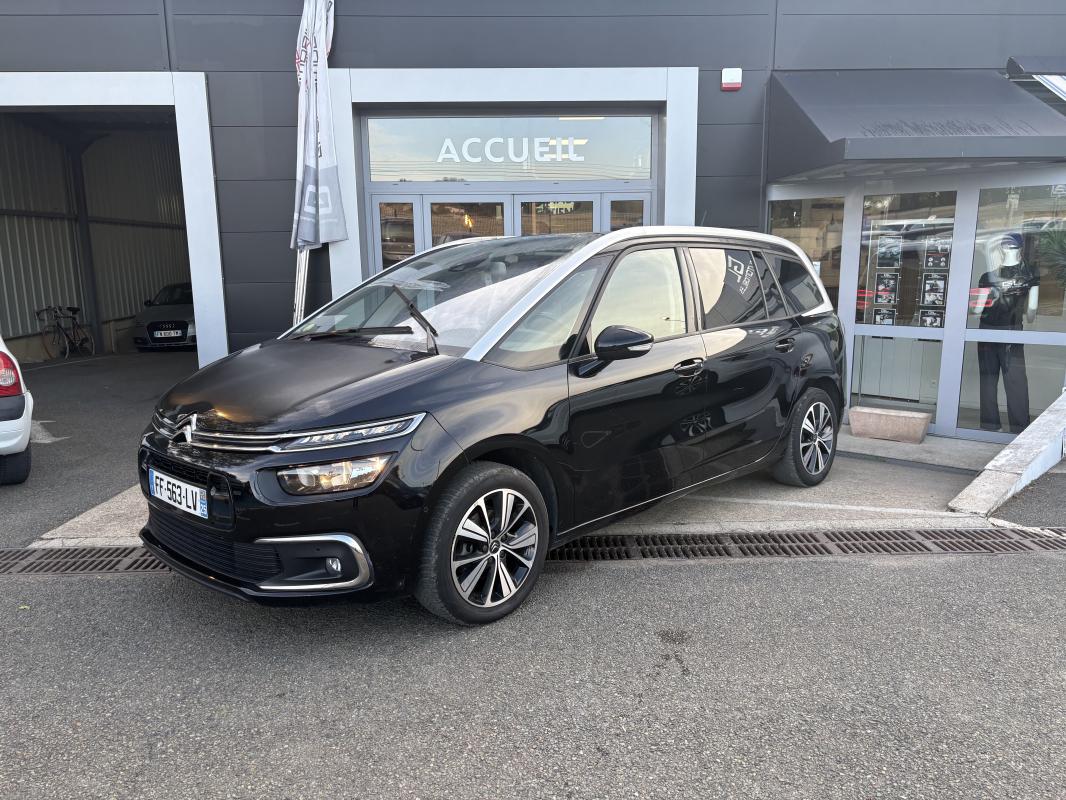CITROËN GRAND C4 SPACETOURER - 1.5L BHDI 130 CV SHINE 7 PLACES - HAYON ELECTRIQUE TOIT PANORAMIQUE SIEGE CHAUFFANT ET MASSANT (2019)